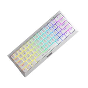 Marvo KG962G Hecate 61 White( Red Switches )