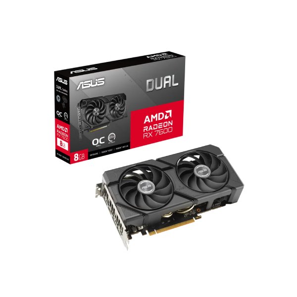 ASUS Dual Radeon RX 7600 EVO OC Edition 8GB
