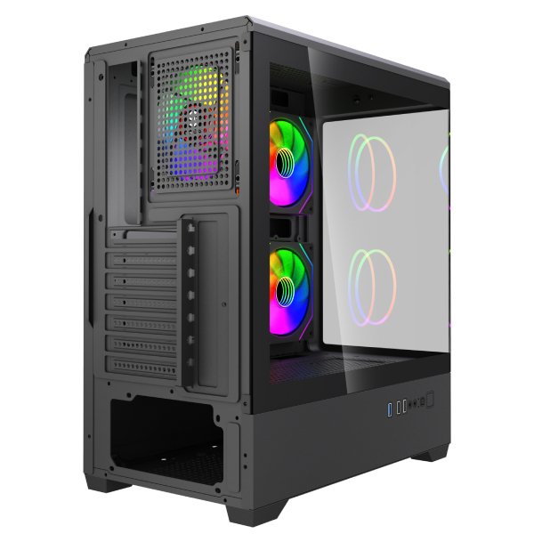 SG GLASS 3 FAN ARGB NOIR – Image 2
